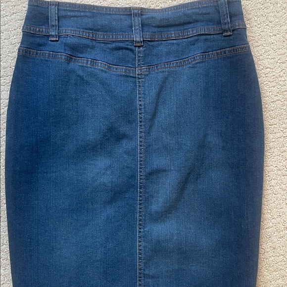 LIQUIDx Jeans Pencil Skirt - Picture 9 of 12